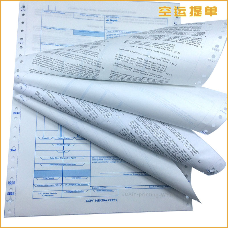 Carbonless Airway Bill 8-Ply